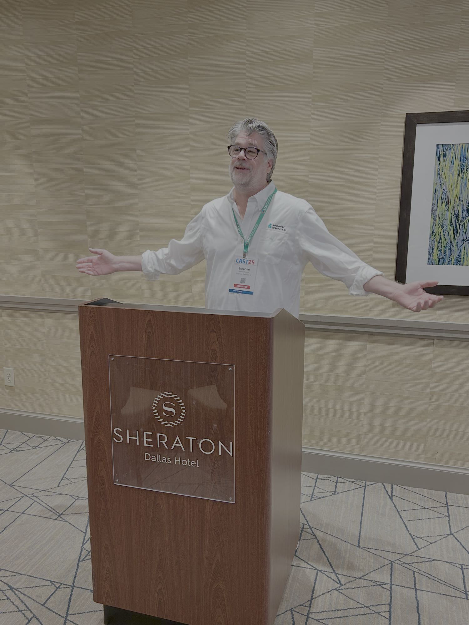 Stephen Walther presenting the session “Are Your Teachers Ready for ChatGPT?”